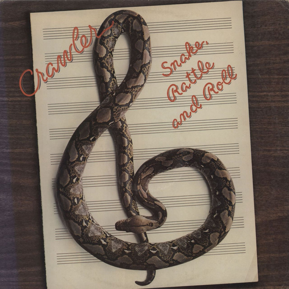 Crawler Snake, Rattle And Roll + Press Pack US vinyl LP album (LP record) JE35482