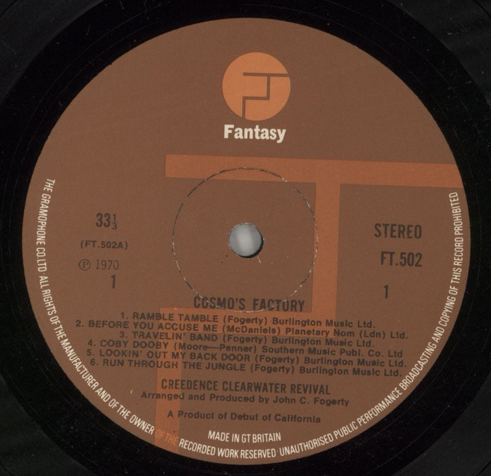 Creedence Clearwater Revival Cosmo's Factory - EX UK vinyl LP album (LP record) CCLLPCO720980