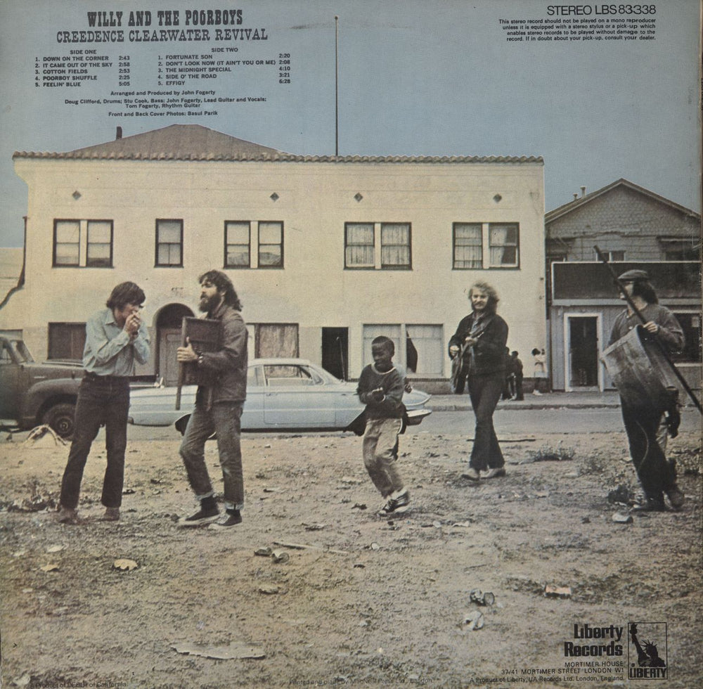 Creedence Clearwater Revival Willy And The Poor Boys - 2nd UK vinyl LP album (LP record)