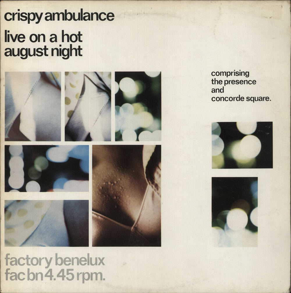 Crispy Ambulance Live On A Hot August Night Belgian 12" vinyl single (12 inch record / Maxi-single) FACBN4