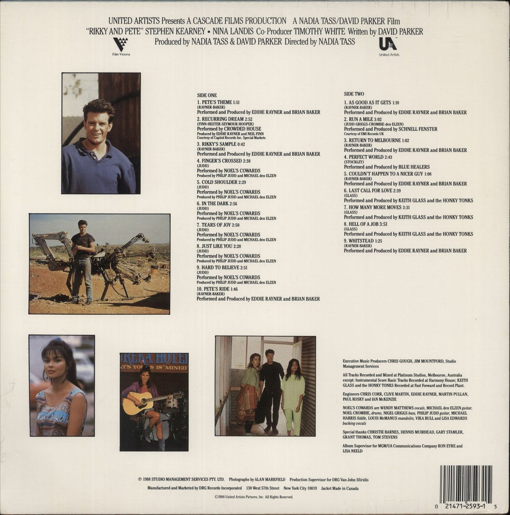 Crowded House Rikky And Pete - Sealed US vinyl LP album (LP record) 021471259315