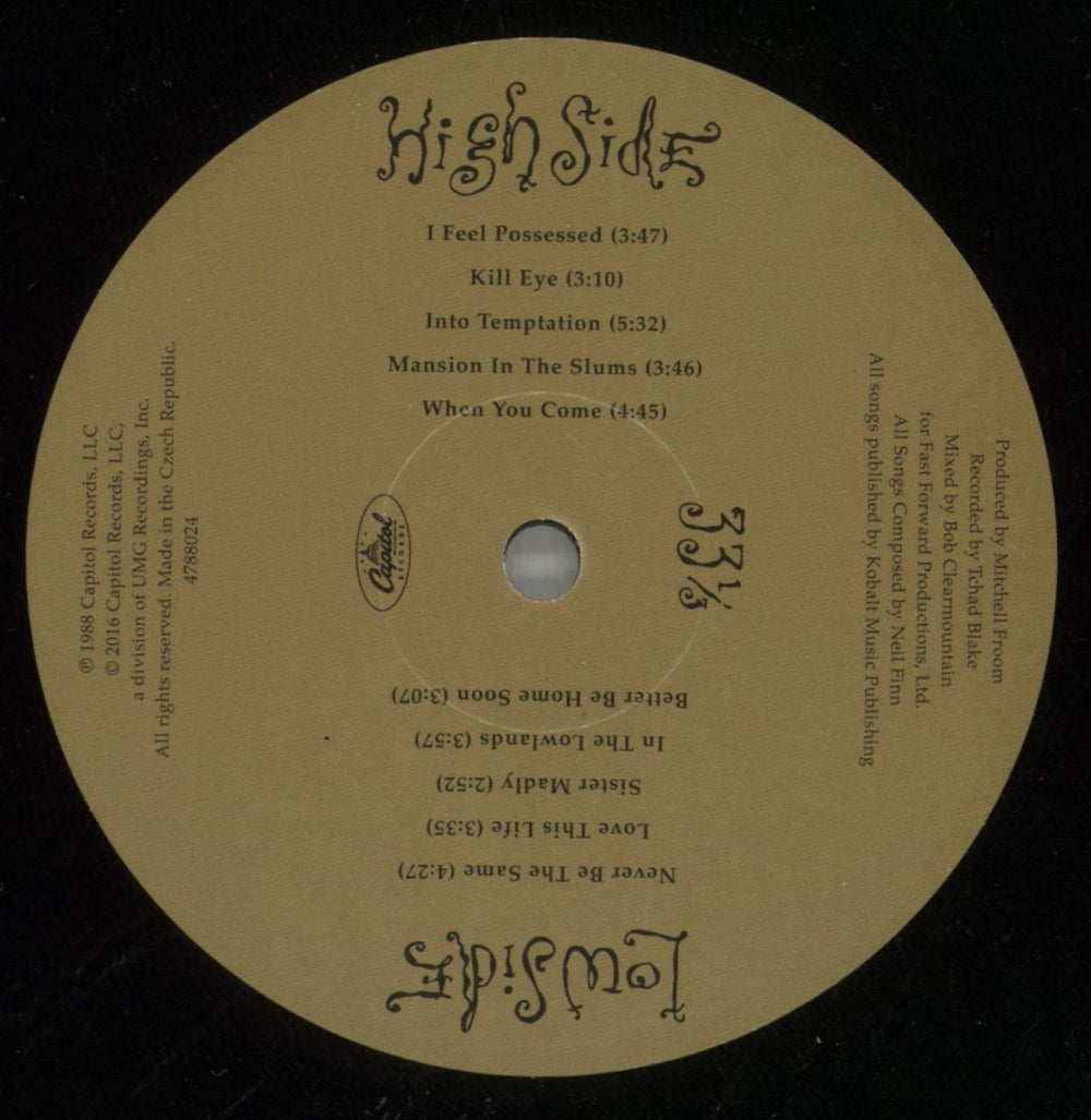 Crowded House Temple Of Low Men - 180 Gram Vinyl UK vinyl LP album (LP record) CRDLPTE868691