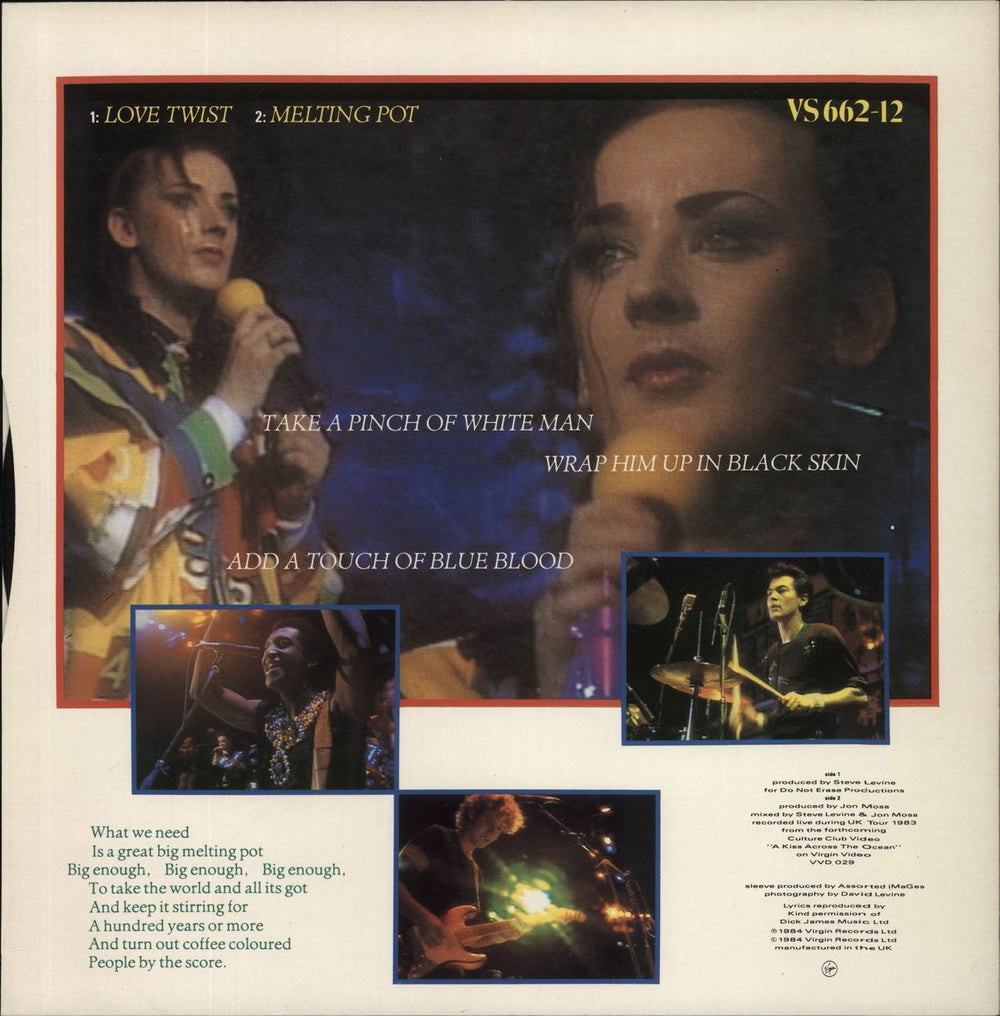 Culture Club It's A Miracle UK 12" vinyl single (12 inch record / Maxi-single)