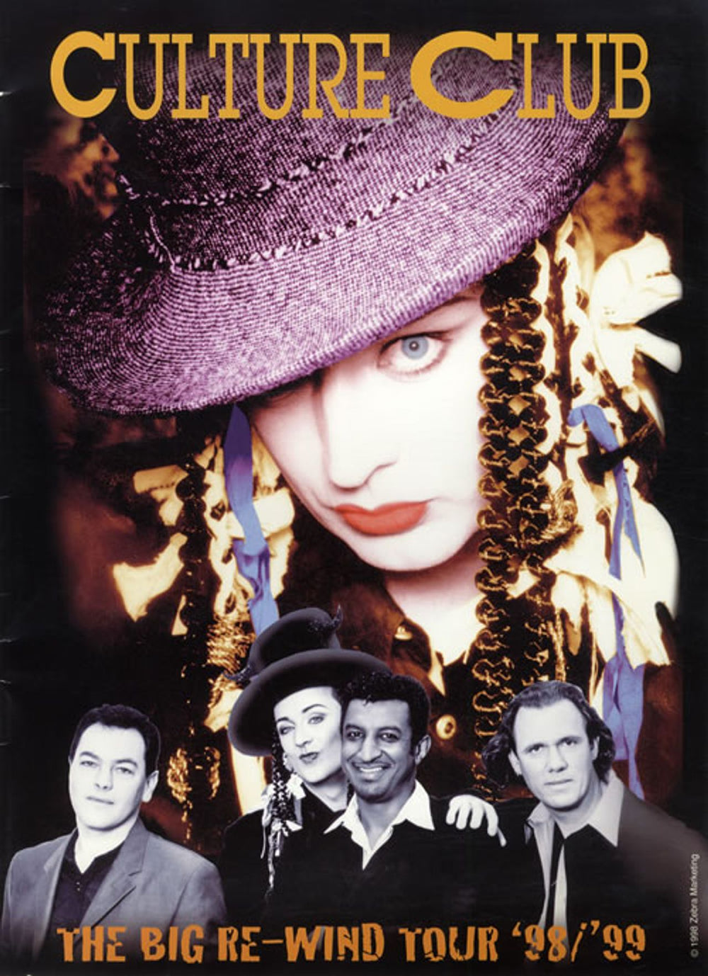 Culture Club The Big Re-wind Tour '98/'99 UK tour programme TOUR PROGRAMME