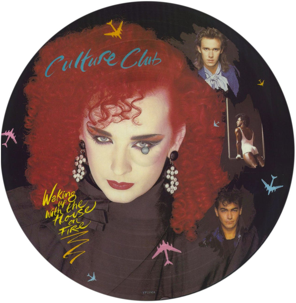 Culture Club Waking Up With The House On Fire UK picture disc LP (vinyl picture disc album) VP2330