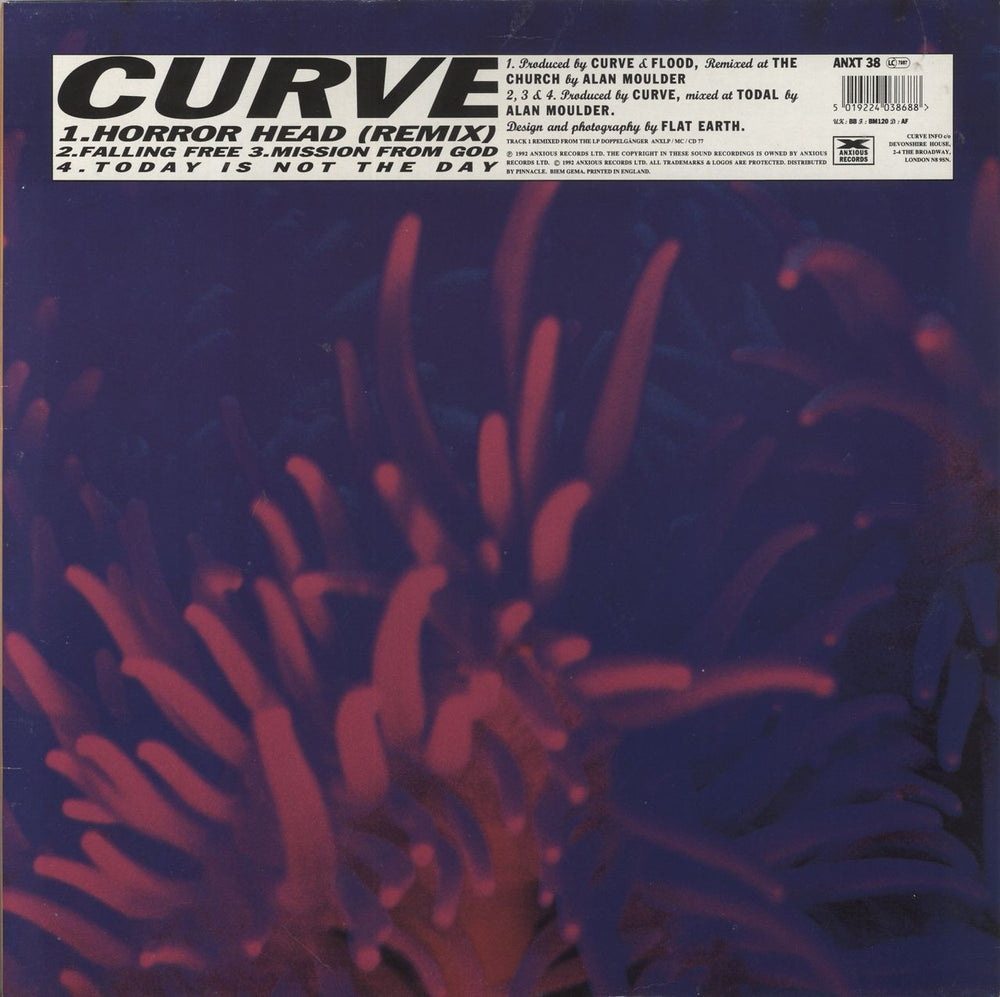 Curve Horror Head - EX UK 12" vinyl single (12 inch record / Maxi-single) ANXT38