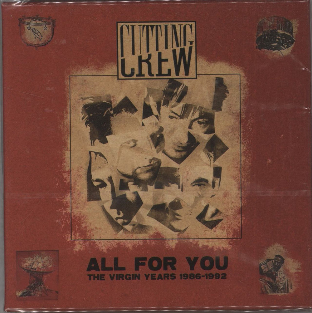 Cutting Crew All For You (The Virgin Years 1986-1992) UK 3-CD album set (Triple CD) CRPOP3BOX275