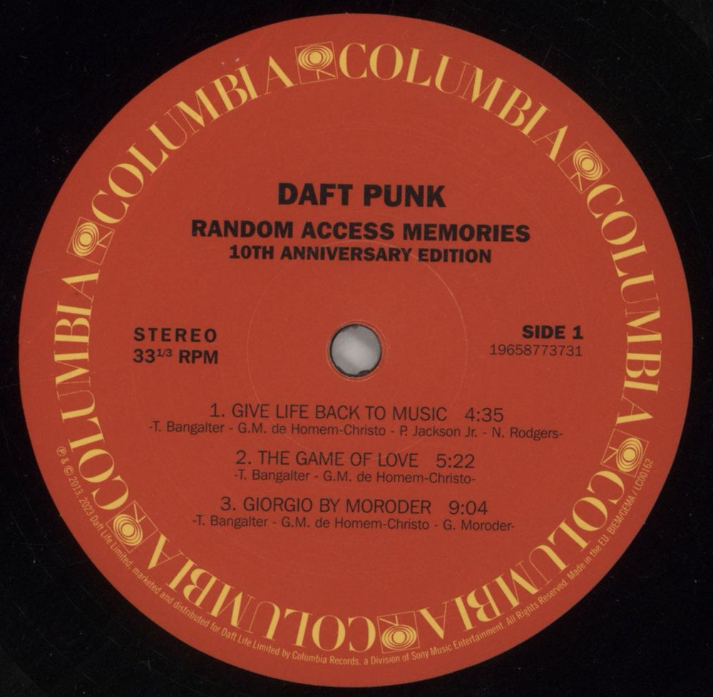 Daft Punk Random Access Memories - 10th Anniversary Edition UK 3-LP vinyl record set (Triple LP Album) DFP3LRA859626