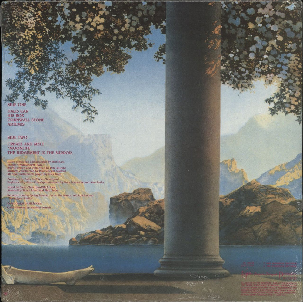 Dalis Car The Waking Hour Canadian vinyl LP album (LP record)