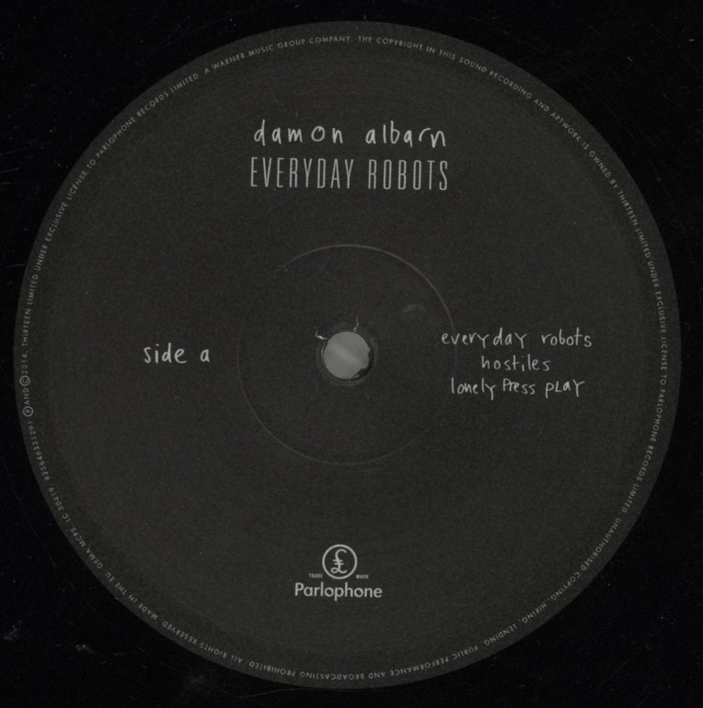 Damon Albarn Everyday Robots - 180gm UK 2-LP vinyl record set (Double LP Album) DAL2LEV736560