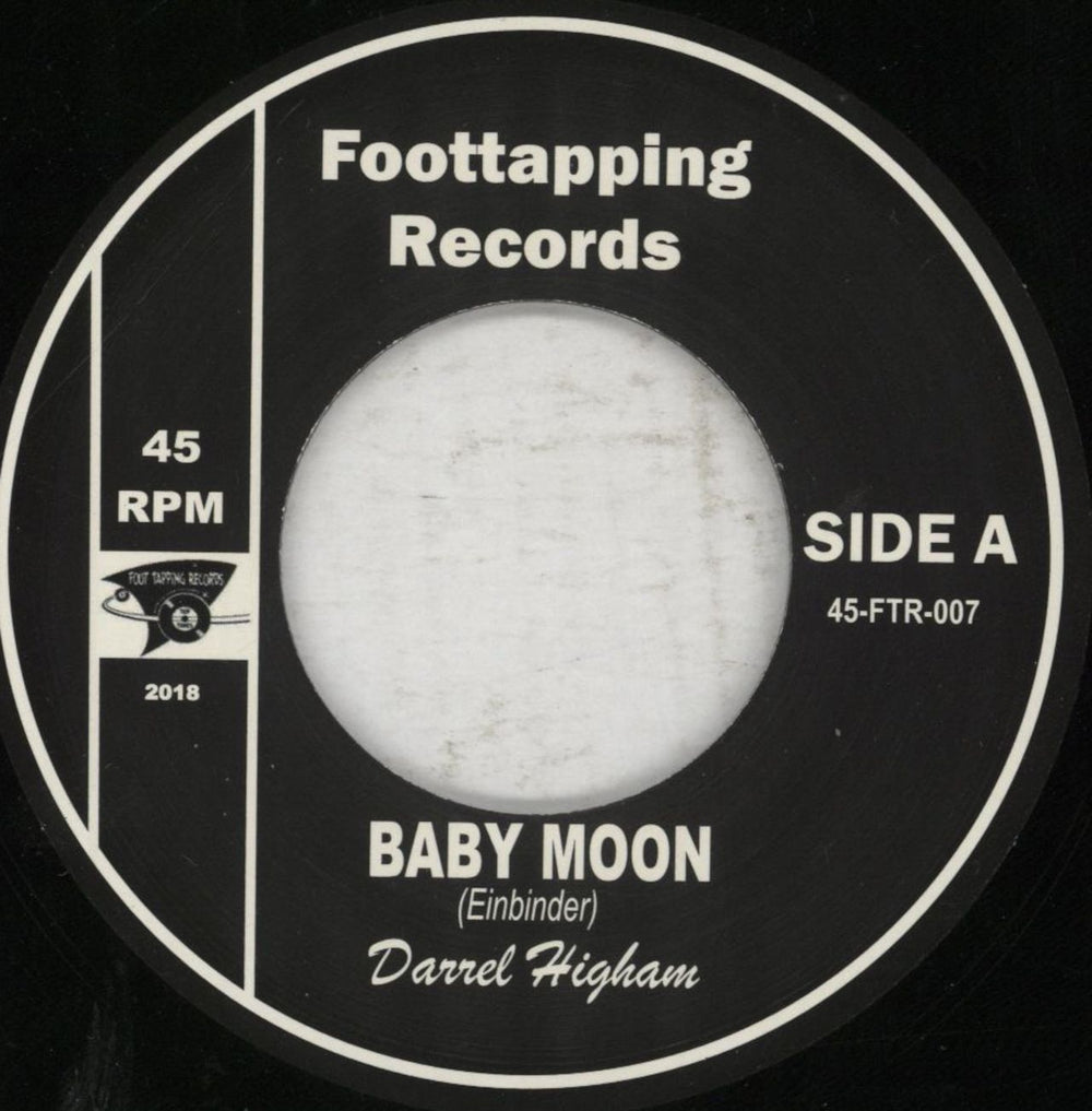 Darrel Higham Baby Moon / House Of The Rising Sun UK 7" vinyl single (7 inch record / 45) 7L407BA851652