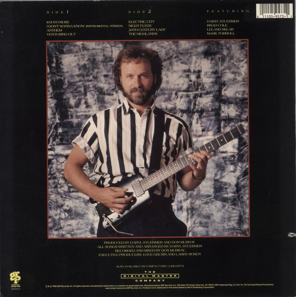 Daryl Stuermer Steppin' Out US vinyl LP album (LP record) 011105957311