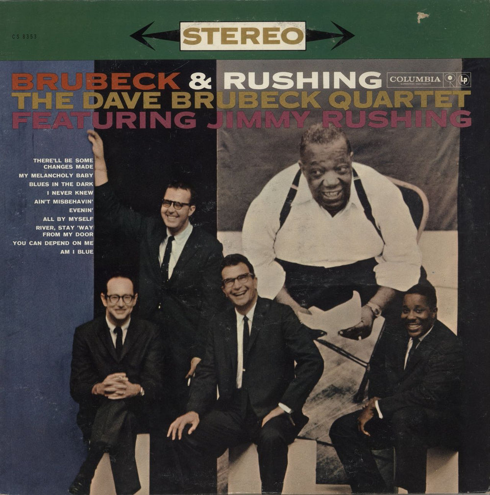 Dave Brubeck Brubeck & Rushing US vinyl LP album (LP record) CS8353