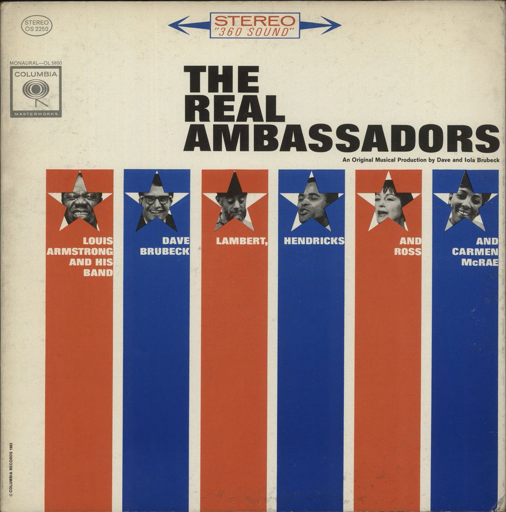 Dave Brubeck The Real Ambassadors US vinyl LP album (LP record) OS2250
