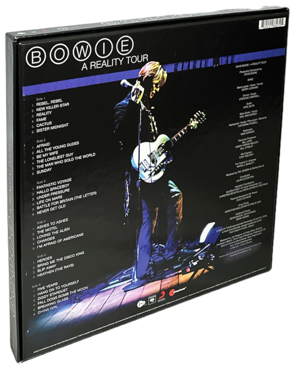 David Bowie A Reality Tour -  HQ-180 Blue US Vinyl Box Set 829421882725