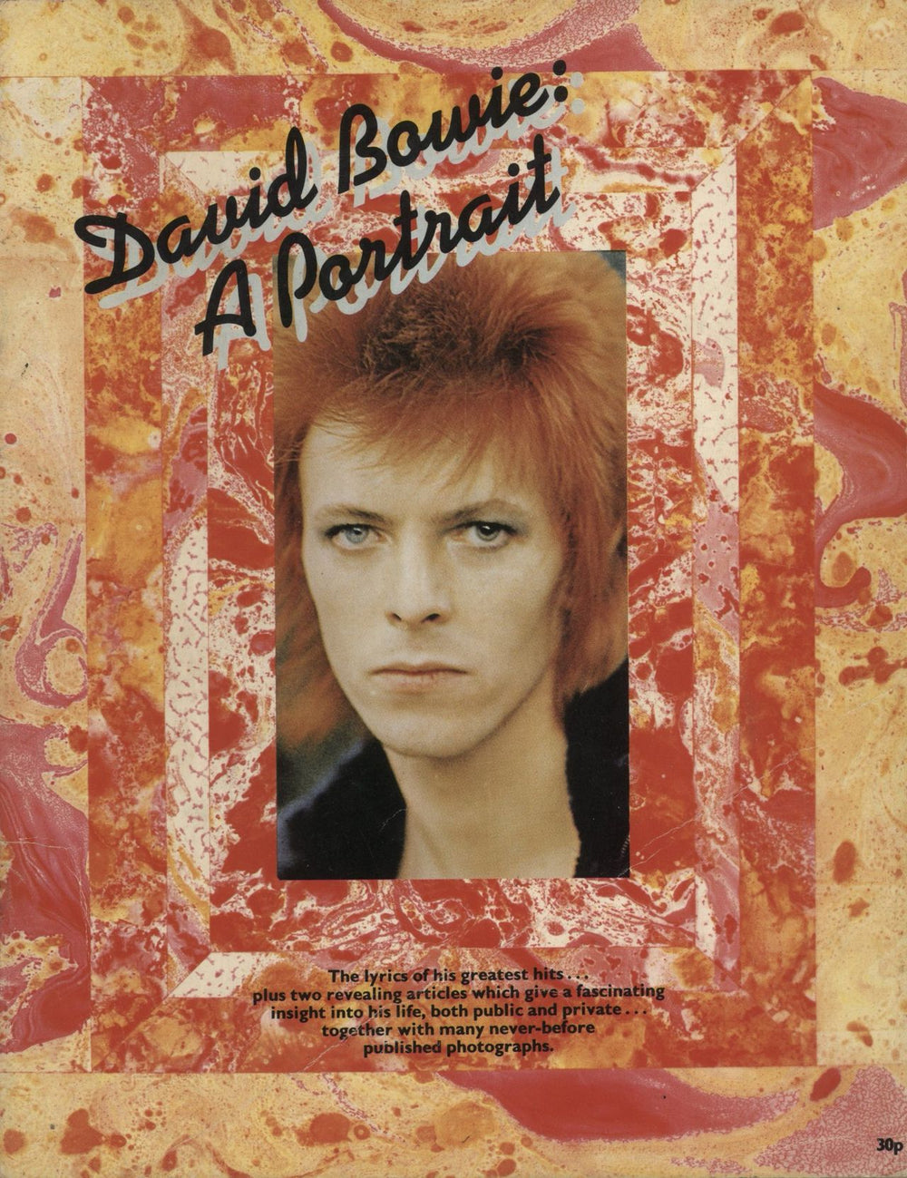 David Bowie David Bowie: A Portrait UK book AM1324