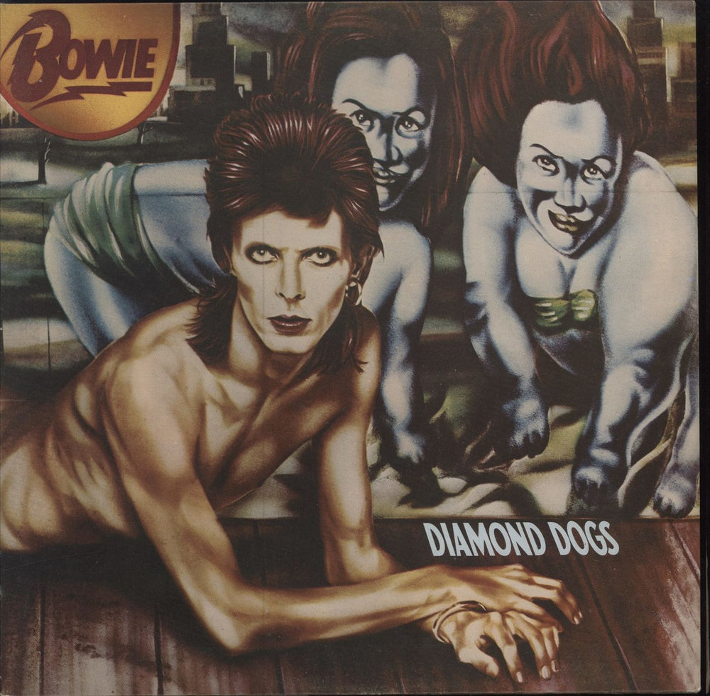 David Bowie Diamond Dogs - 3rd - VG UK vinyl LP album (LP record) APL1-0576