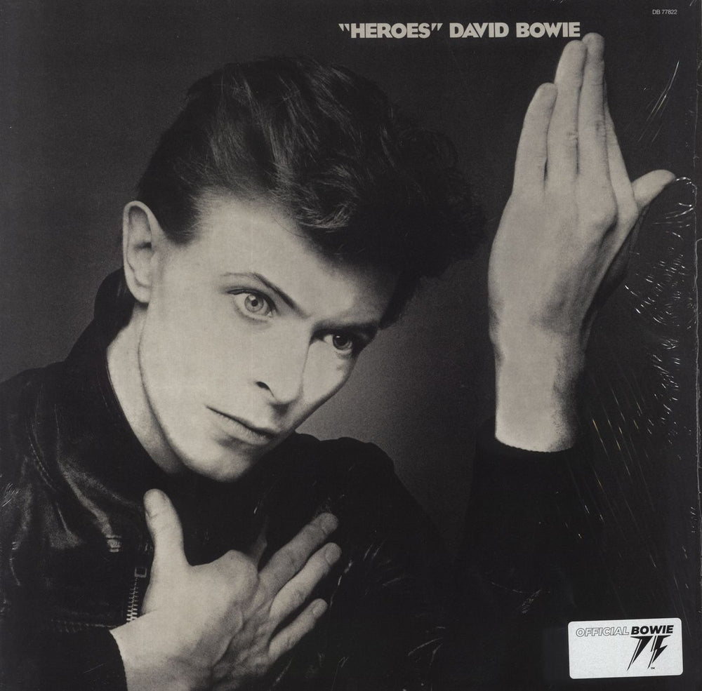 David Bowie Heroes - 45th Anniversary Grey Vinyl - Retail Store Exclusive UK vinyl LP album (LP record) DB77822