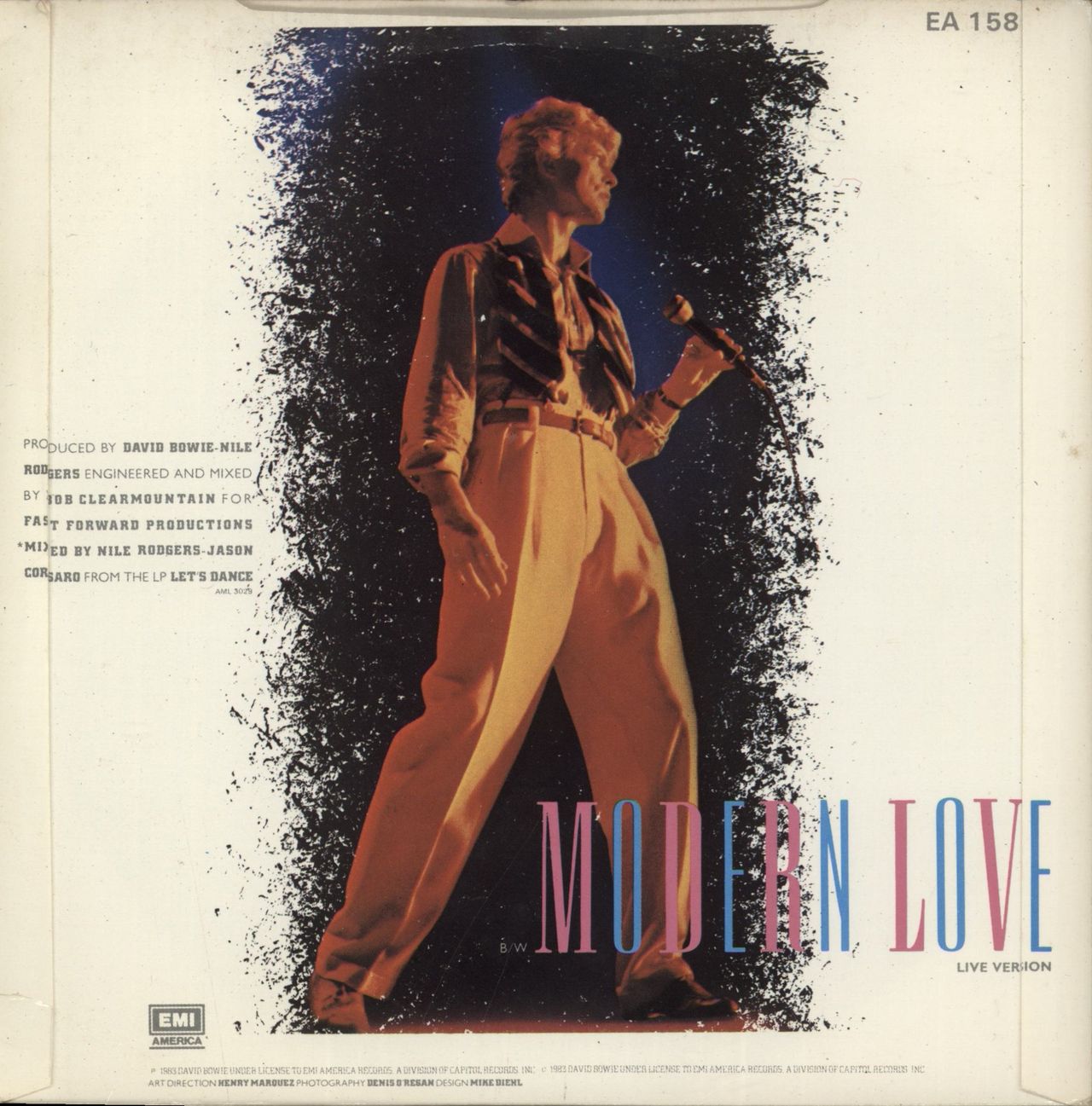 David Bowie Modern Love - solid UK 7" vinyl single (7 inch record / 45)