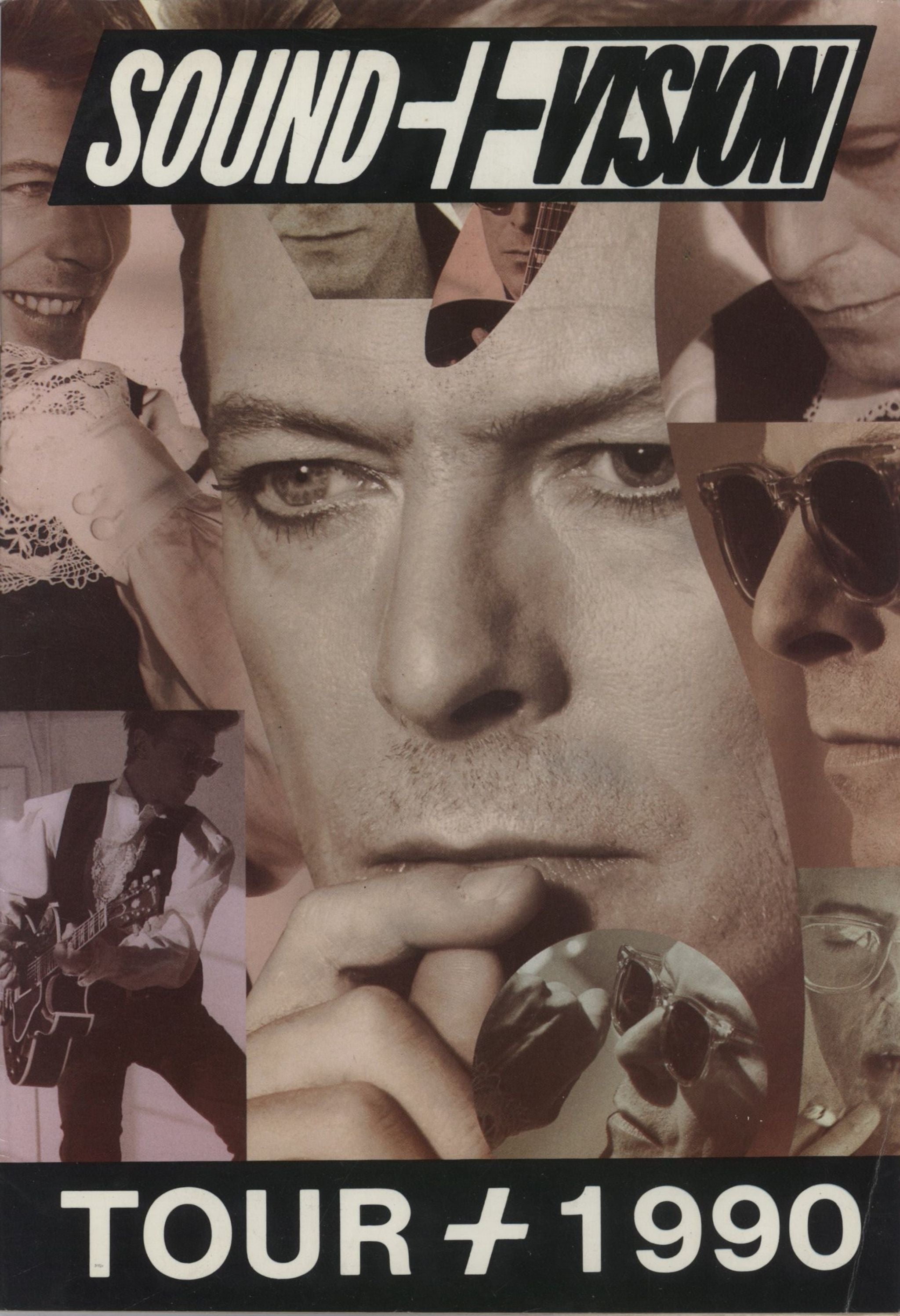 David Bowie Sound + Vision 'Tour + 1990' + Ticket Stub UK tour programme TOUR PROGRAMME