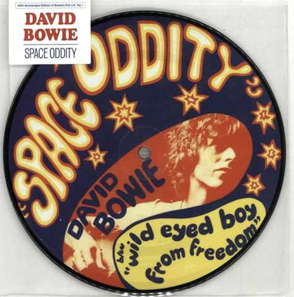 David Bowie Space Oddity UK 7" vinyl picture disc (7 inch picture disc single) DBSO140