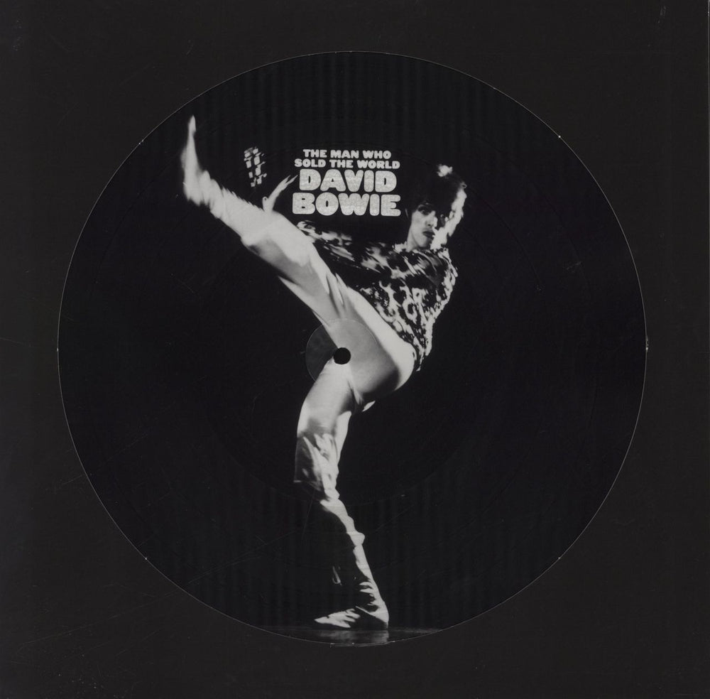 David Bowie The Man Who Sold The World + Poster UK picture disc LP (vinyl picture disc album) DBMANPD1972