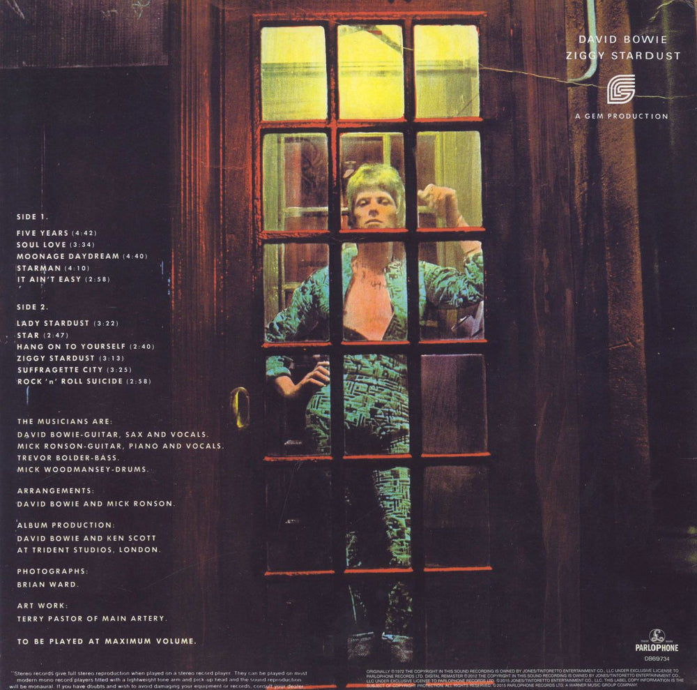 David Bowie The Rise And Fall of Ziggy Stardust - 180gm - EX UK vinyl LP album (LP record)