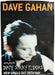 David Gahan Dirty Sticky Floors UK Promo poster PROMO POSTER