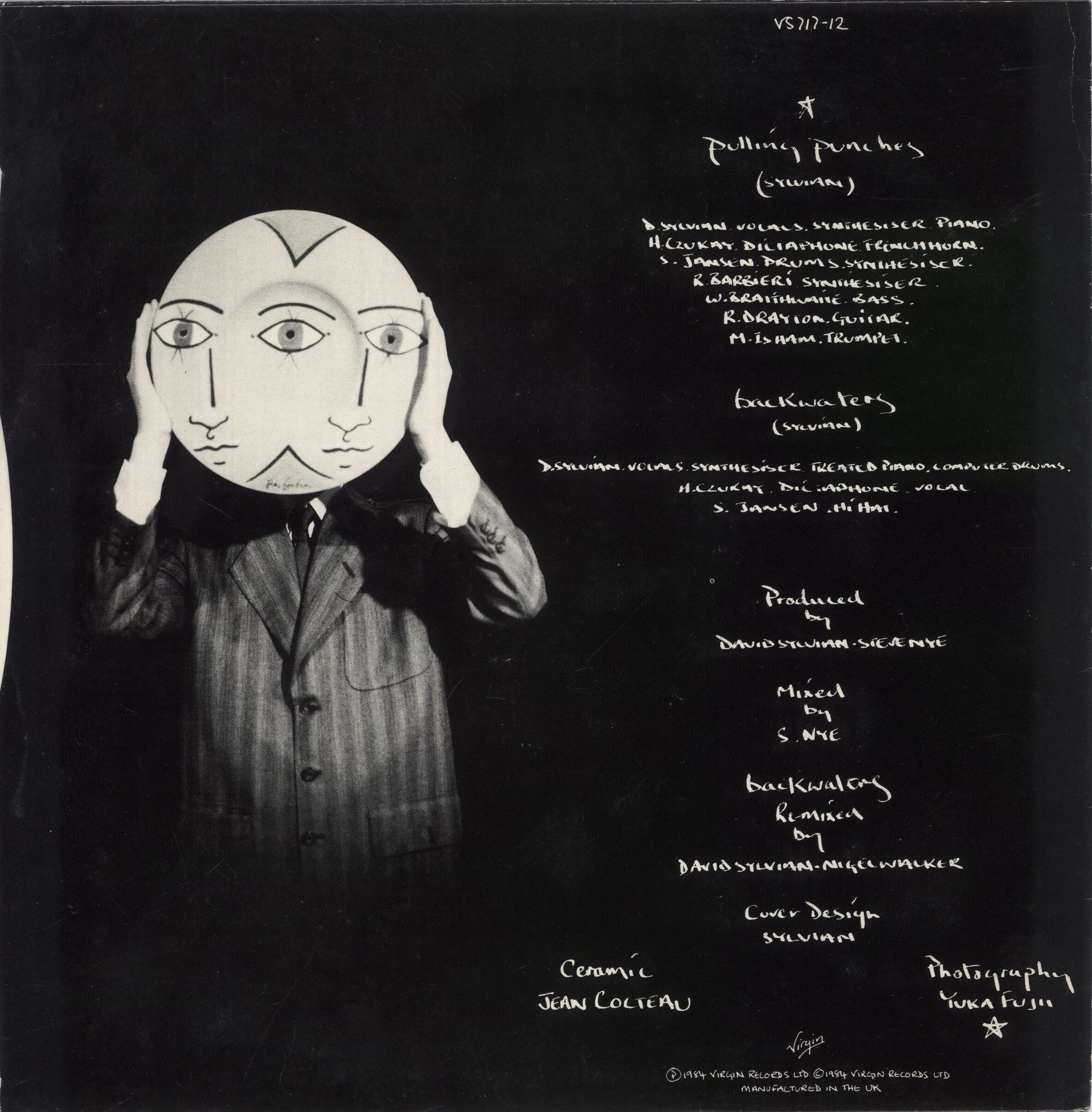 David Sylvian Pulling Punches + Postcards UK 12\" vinyl single (12 inch record / Maxi-single)