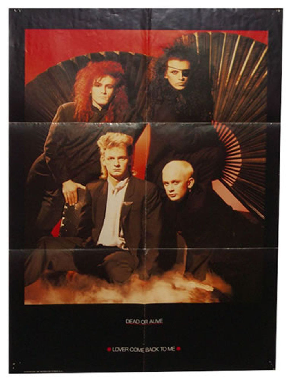 Dead Or Alive Lover Come Back To Me - Poster Sleeve UK 12" vinyl single (12 inch record / Maxi-single) DOA12LO00267