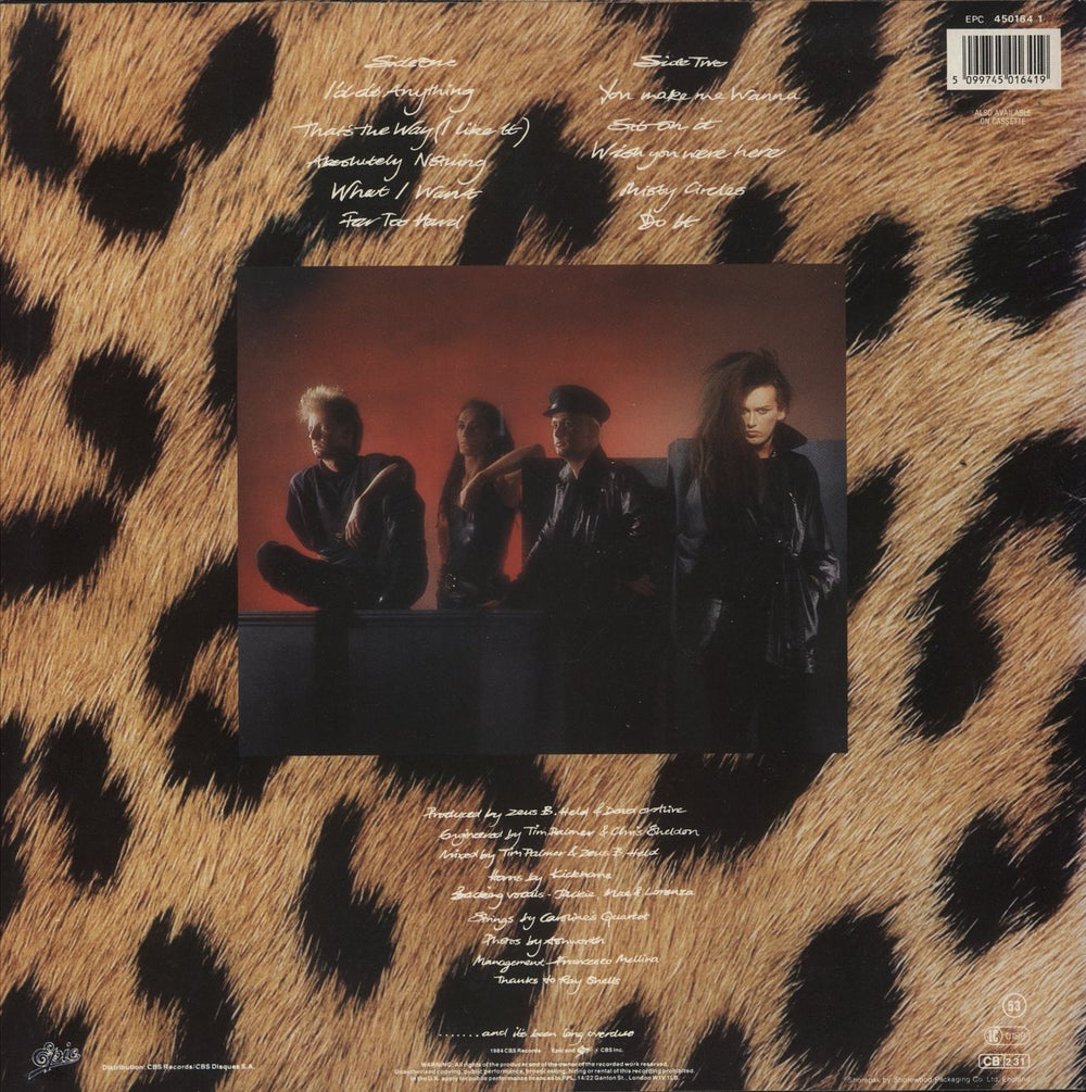 Dead Or Alive Sophisticated Boom Boom UK vinyl LP album (LP record) 5099745016419