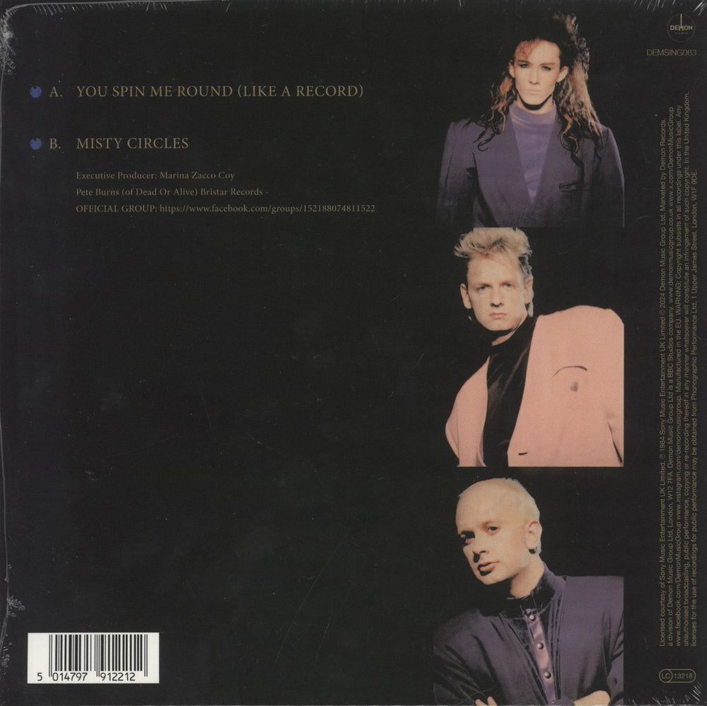 Dead Or Alive You Spin Me Round [Like A Record] - RSD 2024 - Sealed UK 7" vinyl picture disc (7 inch picture disc single) 5014797912212