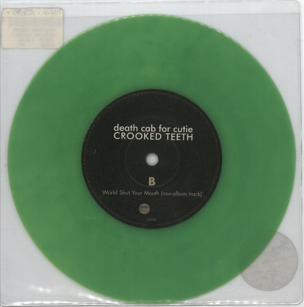 Death Cab For Cutie Crooked Teeth UK 7" vinyl single (7 inch record / 45) 075679406477