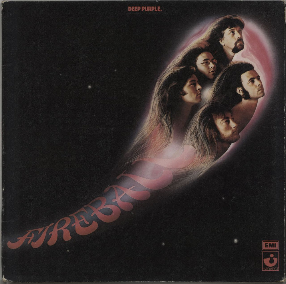 Deep Purple Fireball - 1st + Insert - EX UK vinyl LP album (LP record) SHVL793