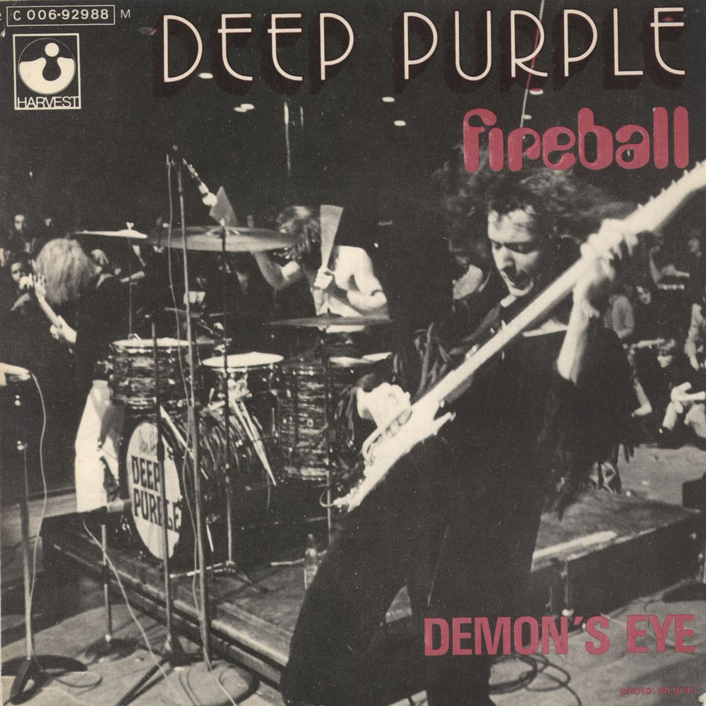 Deep Purple Fireball French 7" vinyl single (7 inch record / 45) 2C006-92988