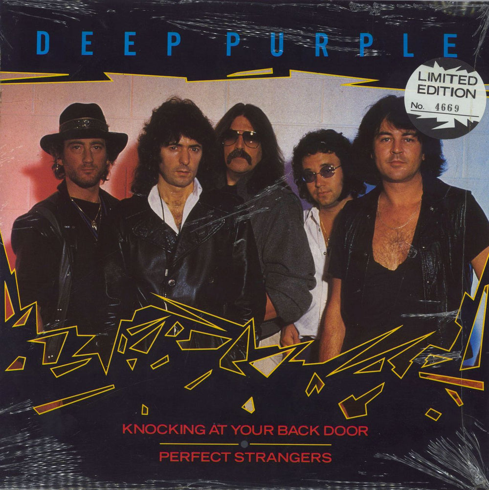 Deep Purple Knocking At Your Door - Numbered Stickered - Shrink UK 12" vinyl single (12 inch record / Maxi-single) POSPX749