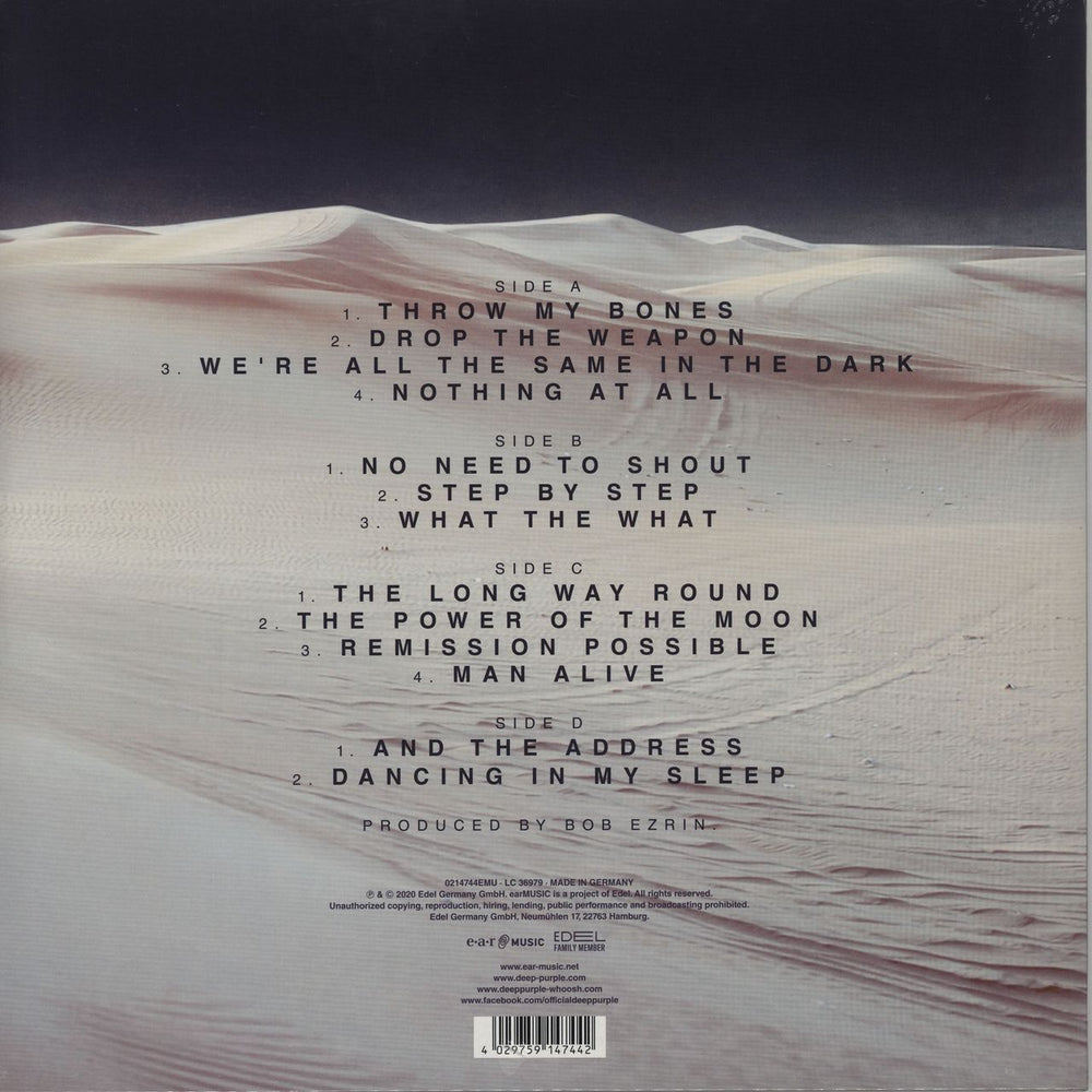 Deep Purple Whoosh! + DVD - Sealed UK 2-LP vinyl record set (Double LP Album) 4029759147442