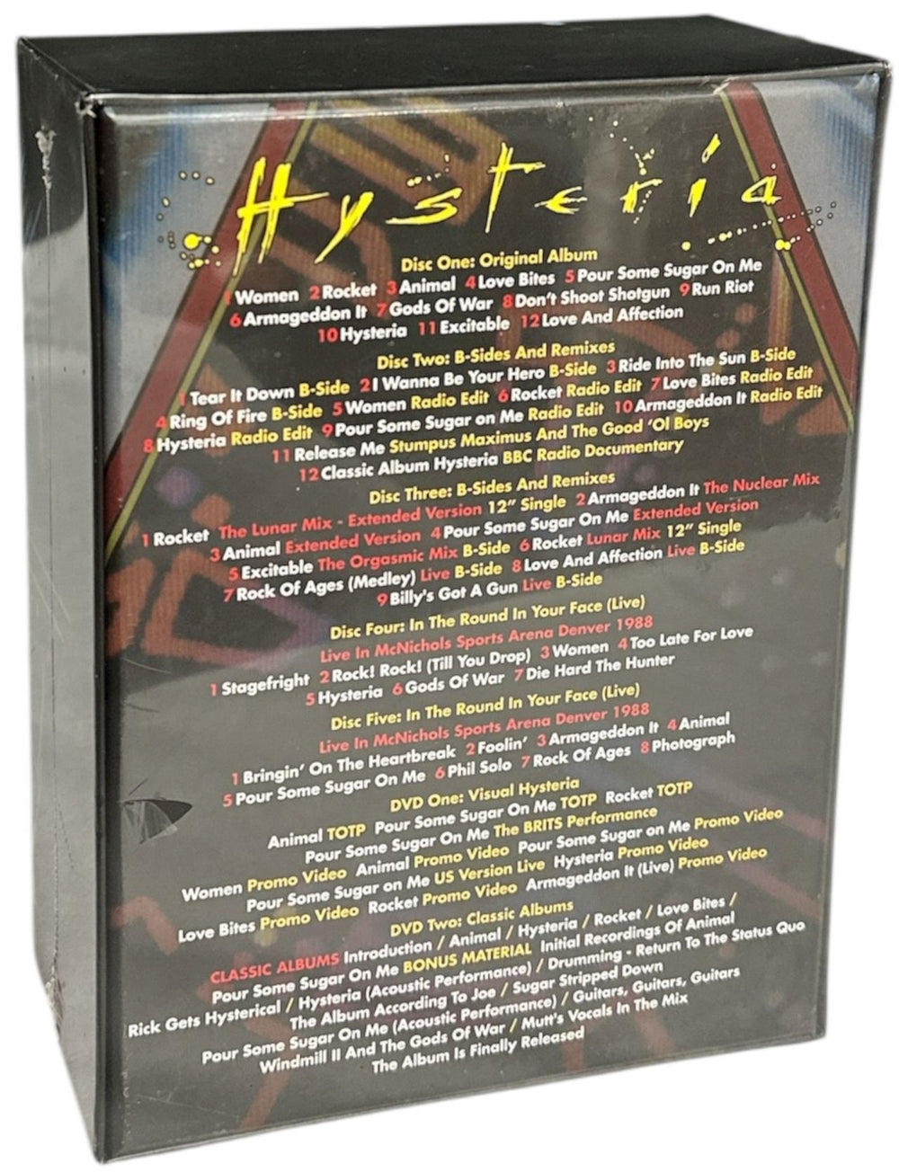 Def Leppard Hysteria: 30th Anniversary Edition - Sealed UK CD Album Box Set 602557560930