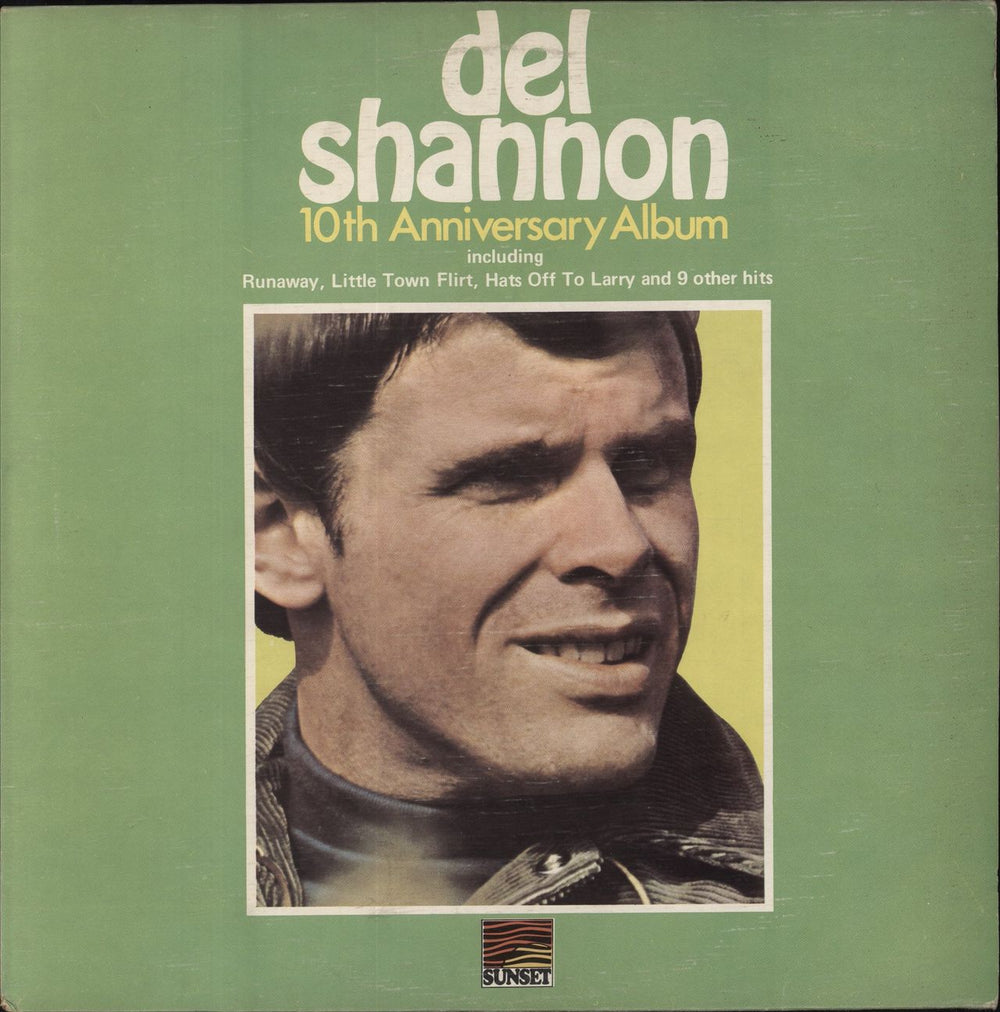 Del Shannon 10th Anniversary Album - Textured Sleeve UK vinyl LP album (LP record) SLS50211