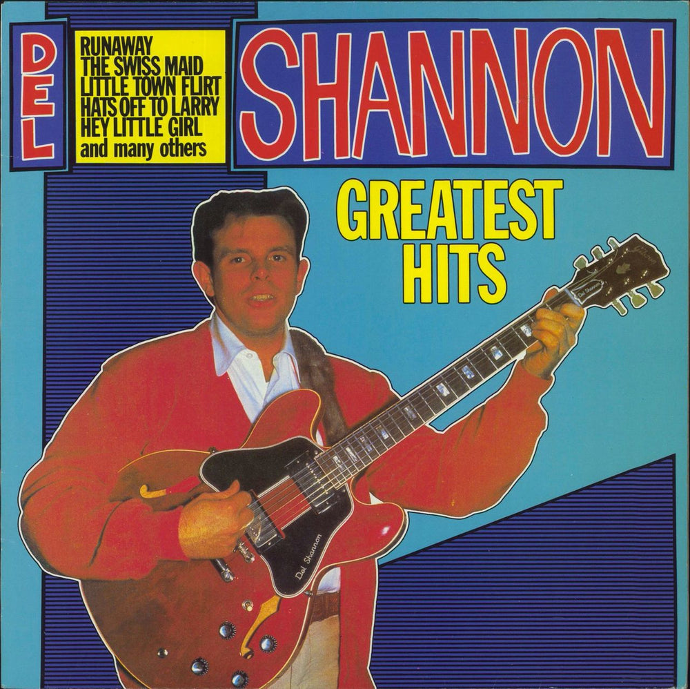 Del Shannon Greatest Hits Belgian vinyl LP album (LP record) BRLP51