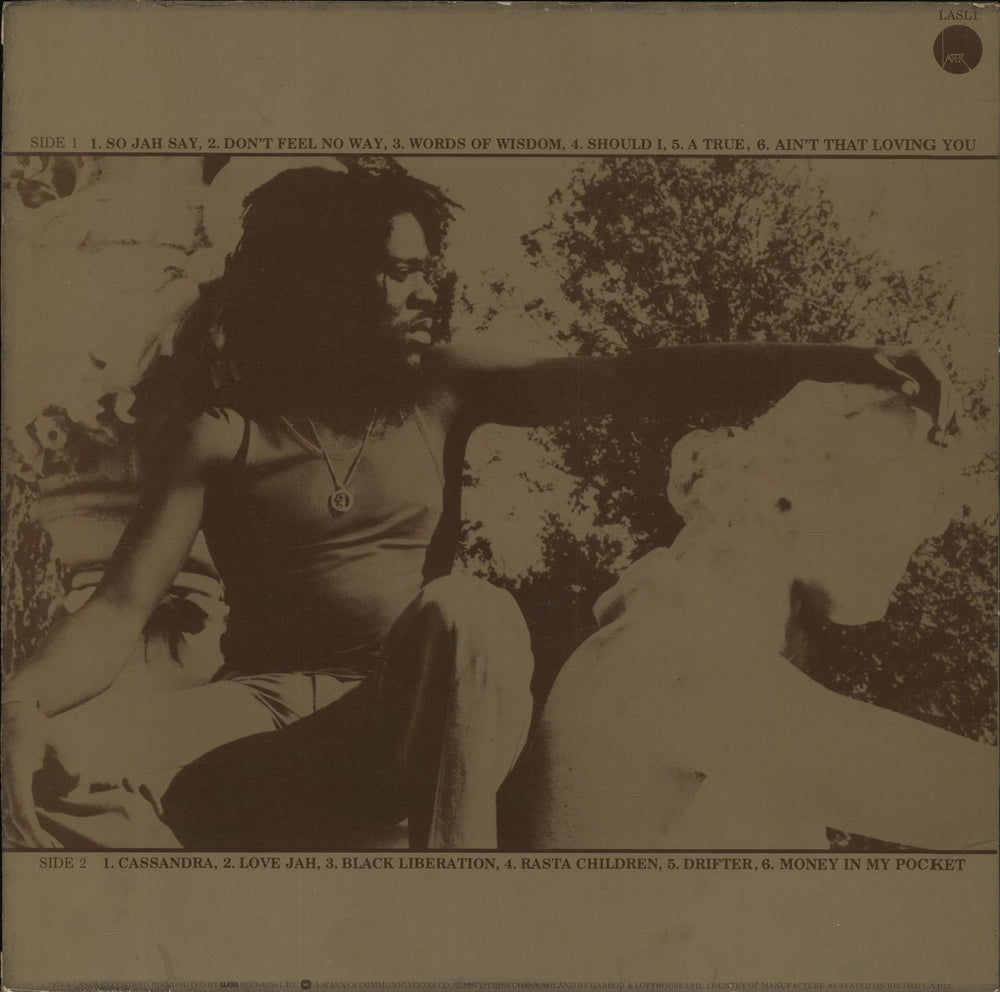 Dennis Brown Words Of Wisdom UK vinyl LP album (LP record)