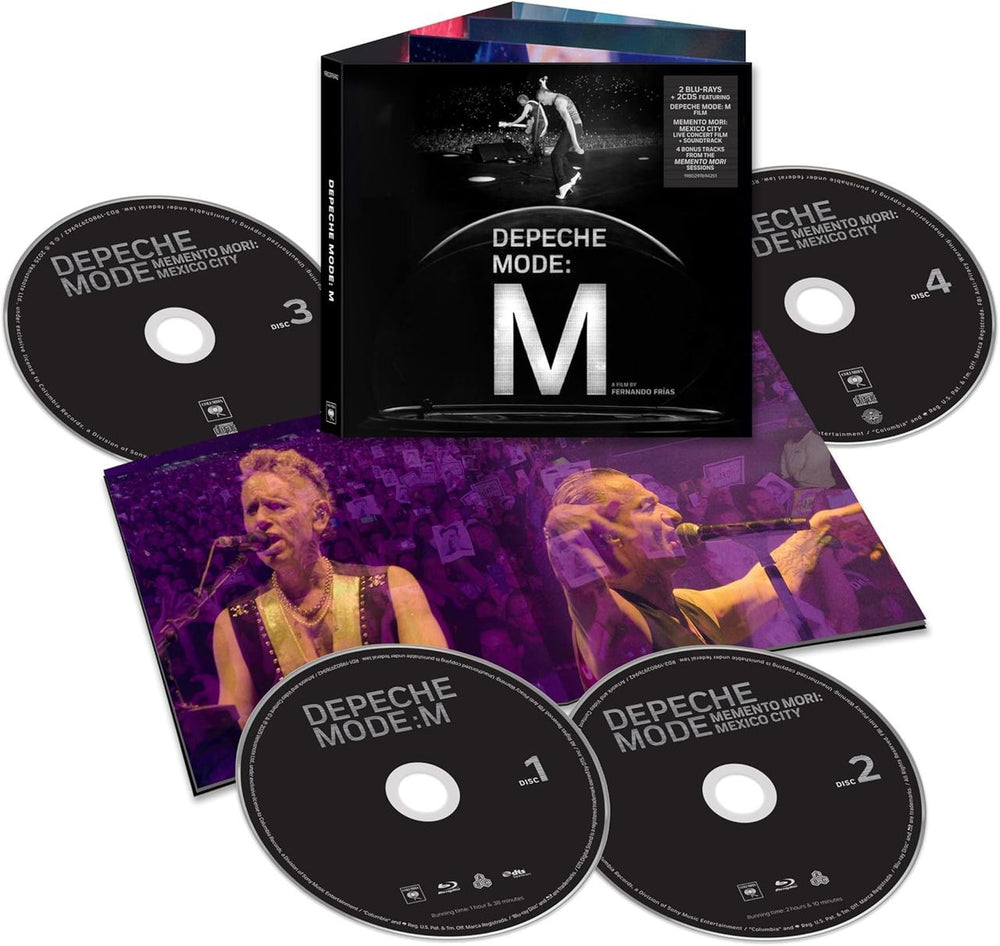 Depeche Mode Depeche Mode: M - 2CD & 2 Blu-Ray Edition - Sealed UK 4-CD album set 19802976942