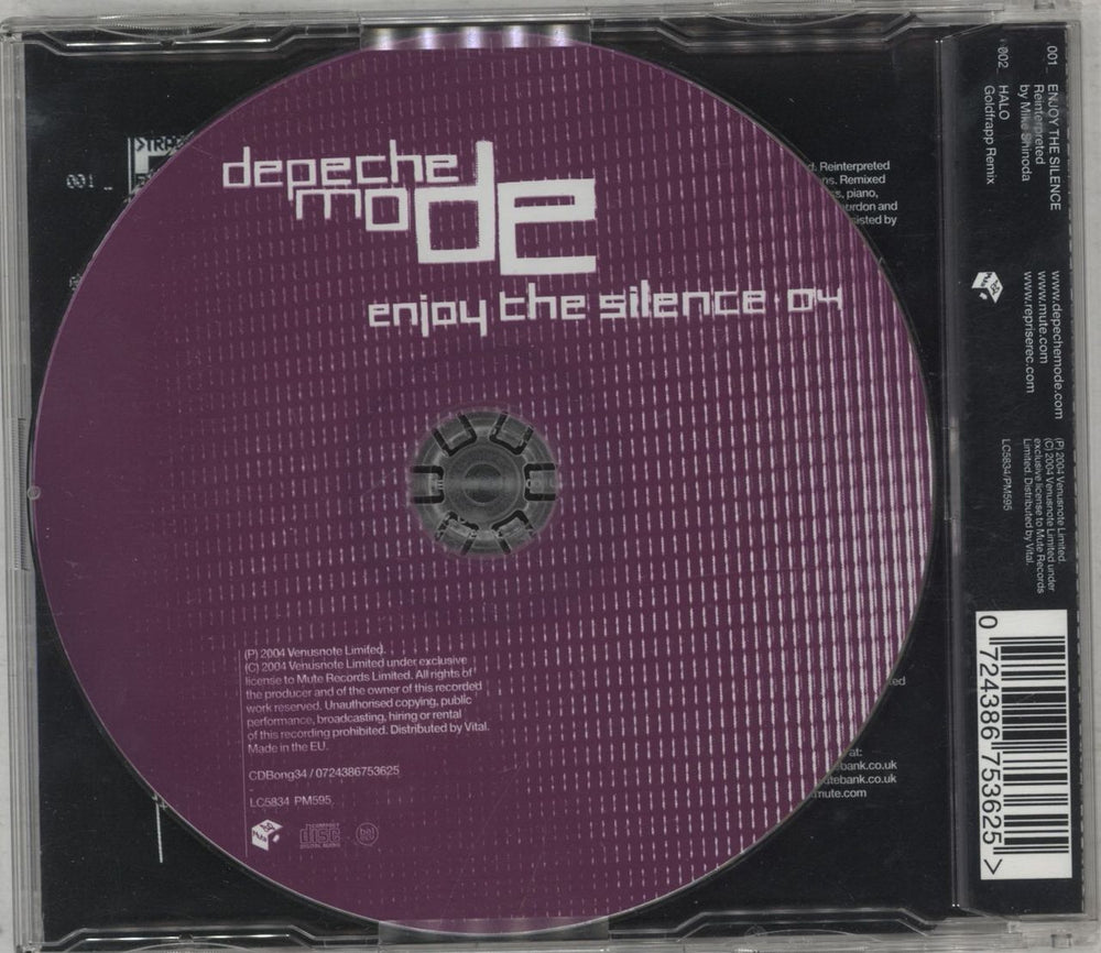 Depeche Mode Enjoy The Silence UK CD single (CD5 / 5") 724386753625