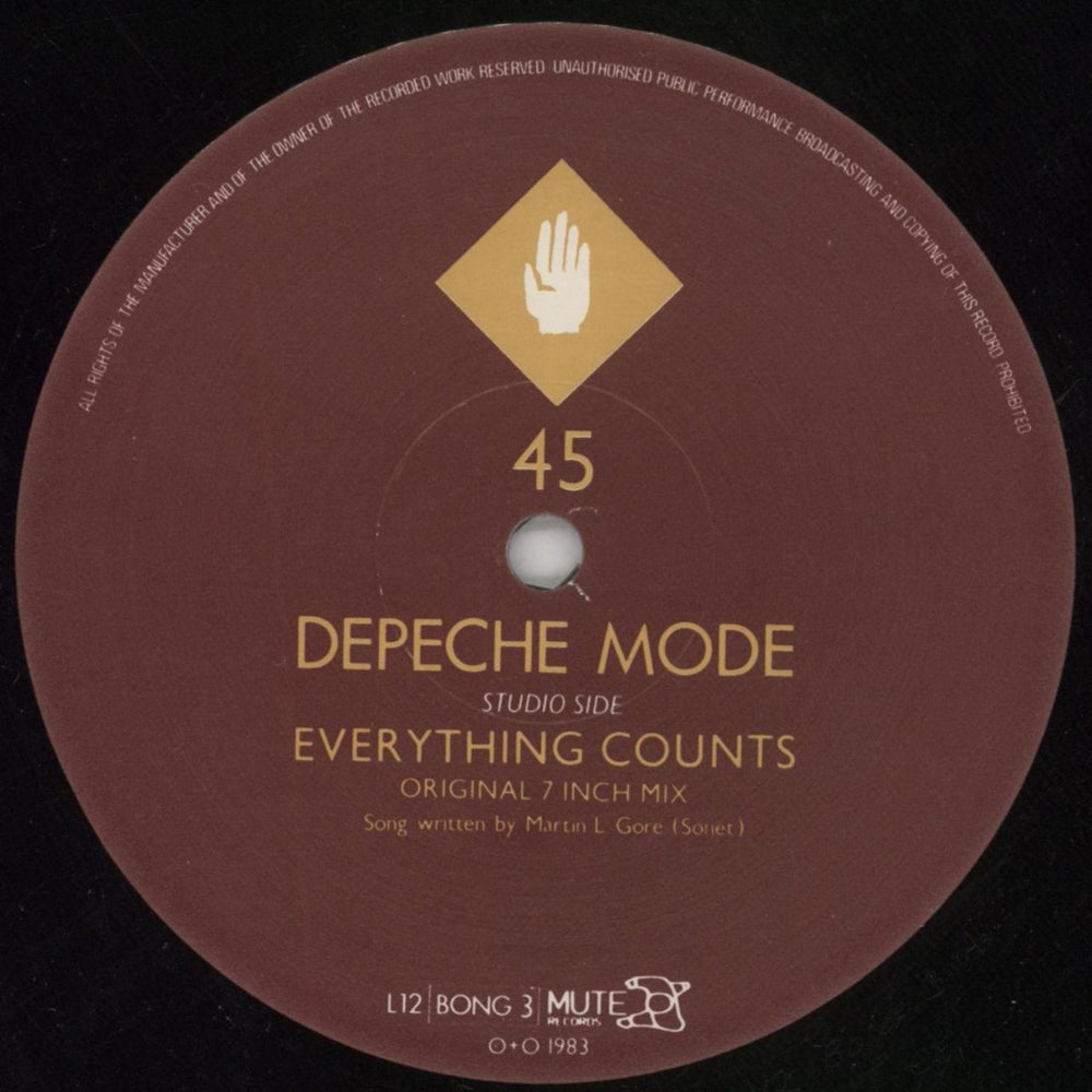 Depeche Mode Everything Counts And Live Tracks - EX UK 12" vinyl single (12 inch record / Maxi-single) DEP12EV305255