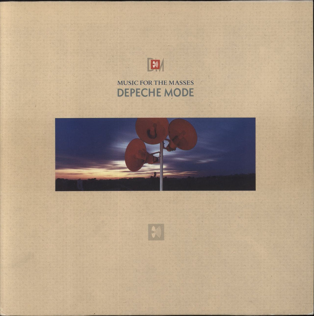 Depeche Mode Music For The Masses - Blue Vinyl German vinyl LP album (LP record) INT146.833