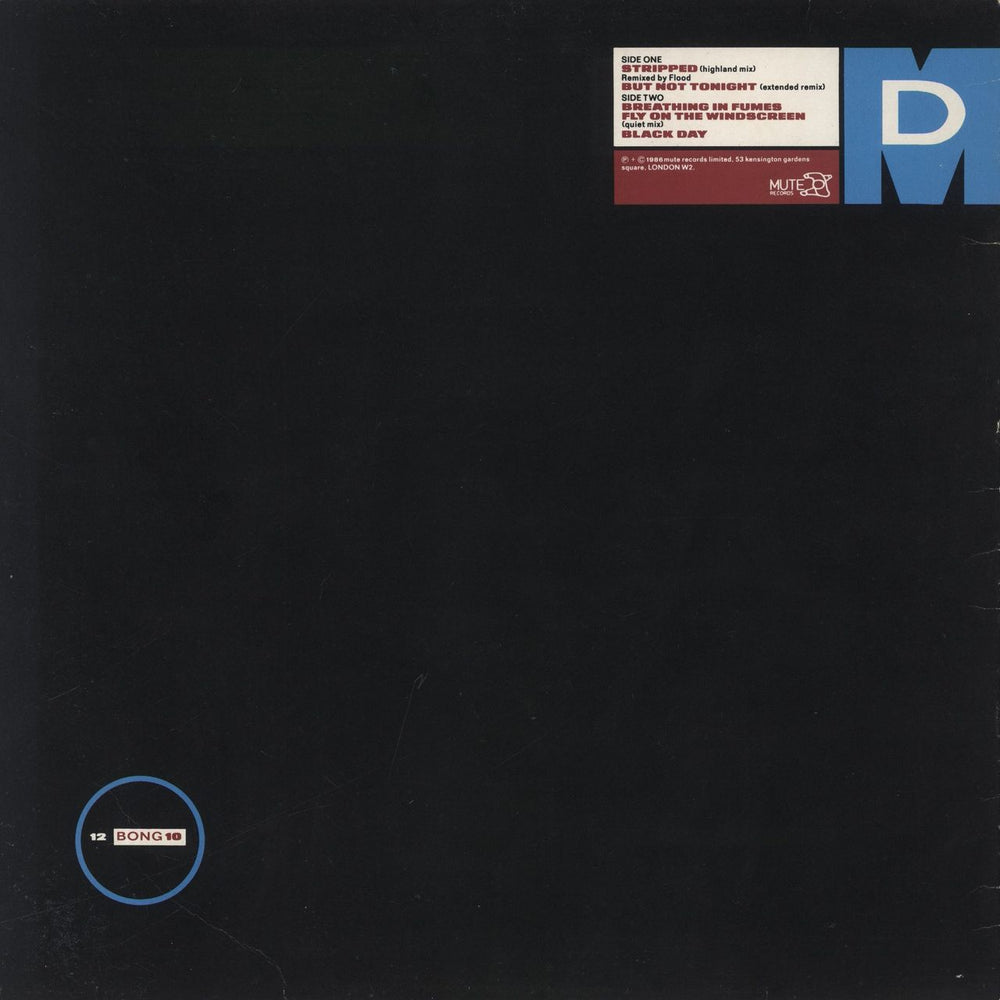 Depeche Mode Stripped (Highland Mix) - 1st - EX UK 12" vinyl single (12 inch record / Maxi-single)