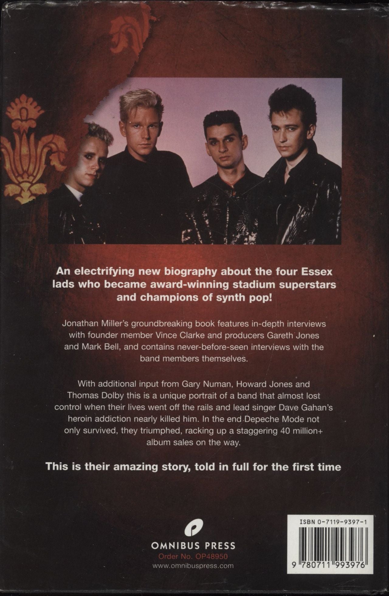 Depeche Mode Stripped US book 9780711993976