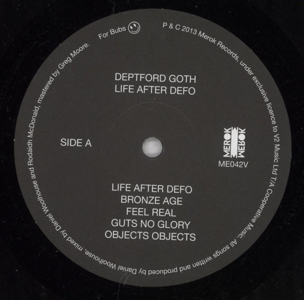 Deptford Goth Life After Defo UK vinyl LP album (LP record) 7-YLPLI848084