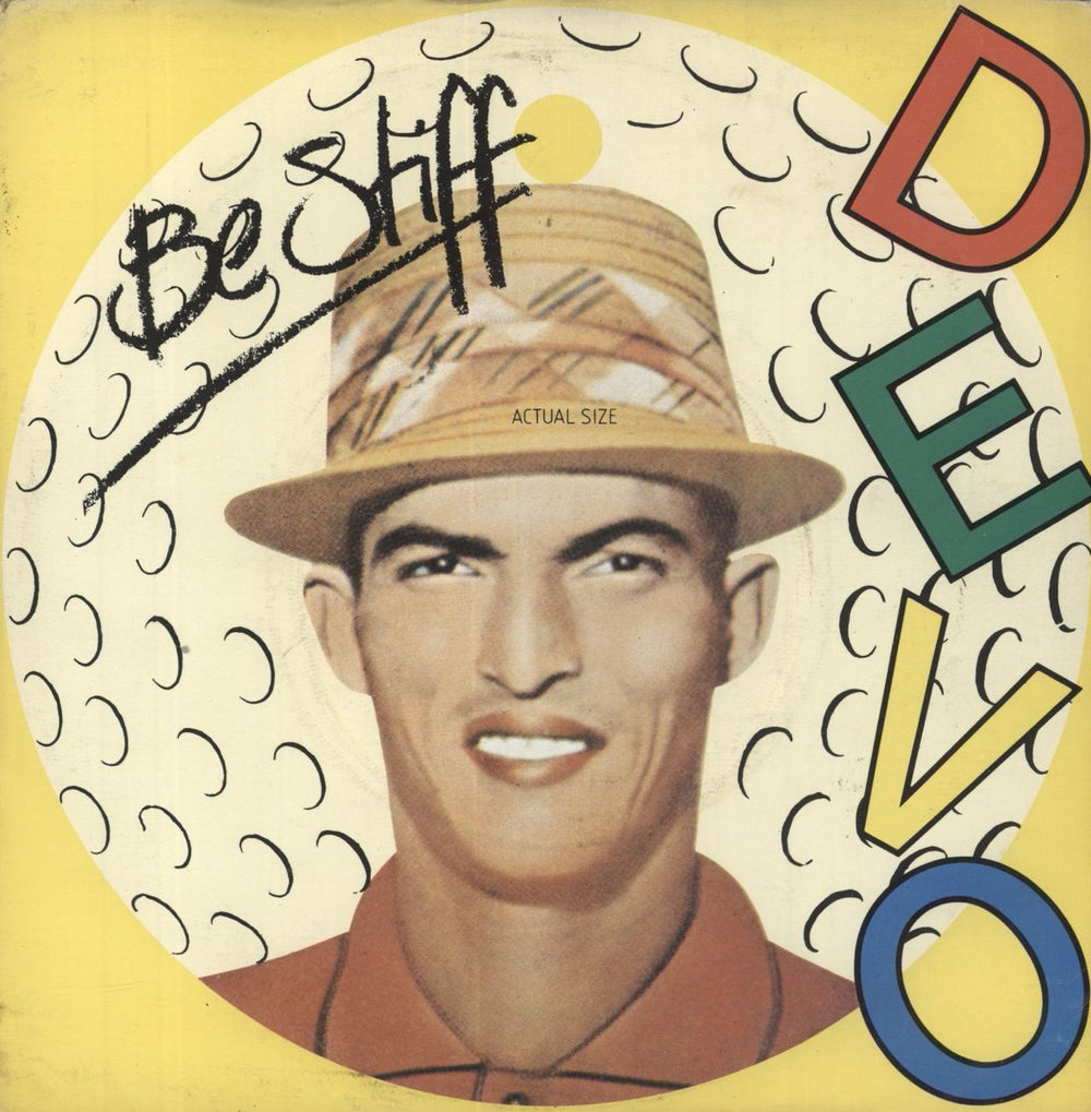 Devo Be Stiff - Black Vinyl + Sleeve - EX UK 7" vinyl single (7 inch record / 45) BOY2