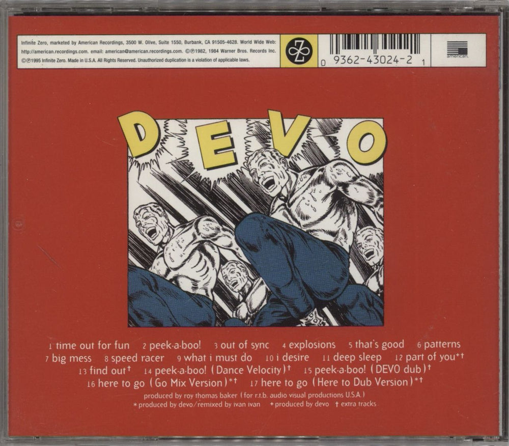 Devo Oh, No! It's Devo US CD album (CDLP) 093624302421